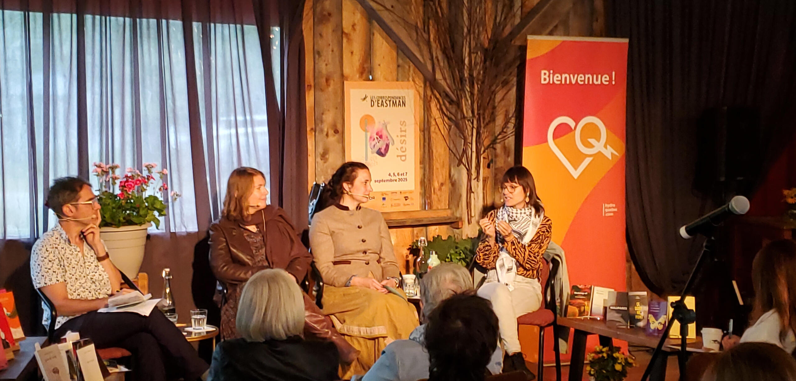 Les Correspondances d'Eastman Table ronde animée par Philippe Manevy, aux côté de Claire Legendre et Audrey Wilhelmy